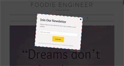 Desktop Screenshot of foodieengineer.com