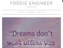 Tablet Screenshot of foodieengineer.com
